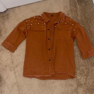 Oversized Pearl Jacket